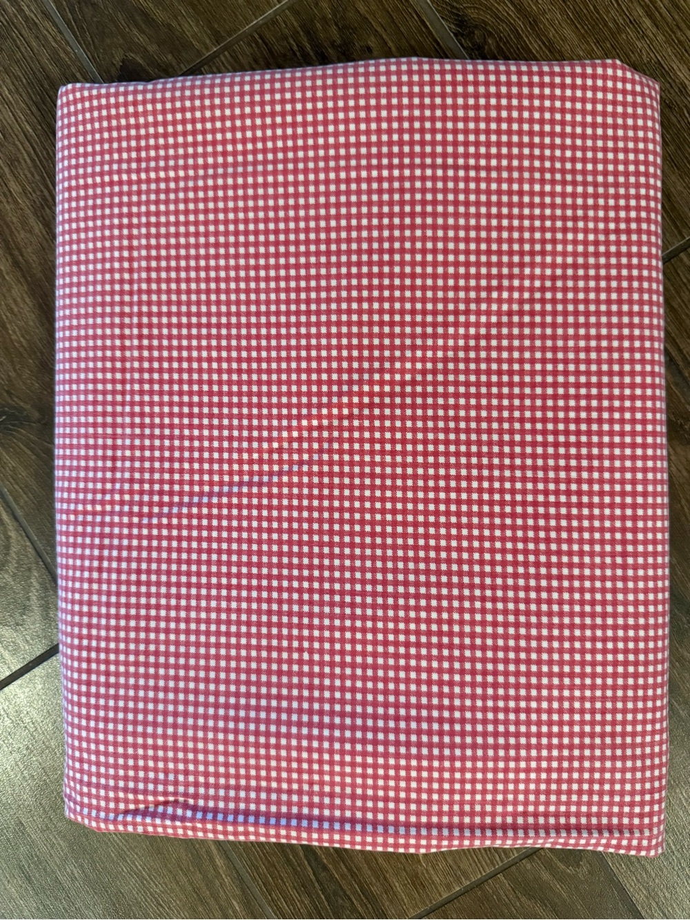 Ralph Lauren Classic Red & White Gingham FULL Flat  Sheet